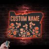 Custom-Wild-Flower-Oregon-State-Metal-Wall-Art-LED-Light-8