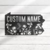 Custom-Wild-Flower-Pennsylvania-State-Metal-Wall-Art-LED-Light