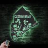 Custom-Wild-Flower-South-Carolina-State-Metal-Wall-Art-LED-Light-3