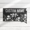 Custom-Wild-Flower-South-Dakota-State-Metal-Wall-Art-LED-Light-7