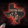 Custom-Wild-Flower-Texas-State-Metal-Wall-Art-LED-Light-5