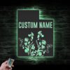 Custom-Wild-Flower-Utah-State-Metal-Wall-Art-LED-Light-5