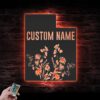 Custom-Wild-Flower-Utah-State-Metal-Wall-Art-LED-Light-6