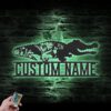 Custom-WildFlower-Alligator-Metal-Wall-Art-LED-Light-4-1