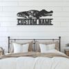 Custom-WildFlower-Alligator-Metal-Wall-Art-LED-Light-8