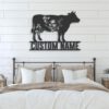 Custom-WildFlower-Cow-Metal-Wall-Art-LED-Light-7