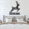 Custom-WildFlower-Deer-ELK-Metal-Wall-Art-LED-Light-3