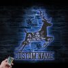 Custom-WildFlower-Deer-ELK-Metal-Wall-Art-LED-Light-5