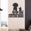 Custom-WildFlower-Dog-Cat-Metal-Wall-Art-LED-Light-5