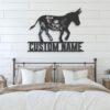 Custom-WildFlower-Donkey-Metal-Wall-Art-LED-Light-6