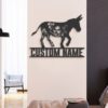 Custom-WildFlower-Donkey-Metal-Wall-Art-LED-Light-7