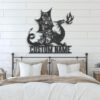 Custom-WildFlower-Dragon-Metal-Wall-Art-LED-Light