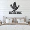 Custom-WildFlower-Duck-Flying-Metal-Wall-Art-LED-Light-6