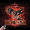 Custom-WildFlower-Eagle-Metal-Wall-Art-LED-Light-2