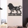 Custom-WildFlower-Lion-Metal-Wall-Art-LED-Light-6-1