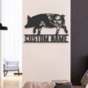 Custom-WildFlower-Pig-Metal-Wall-Art-LED-Light-8-1