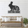 Custom-WildFlower-Rabbit-Metal-Wall-Art-LED-Light-7