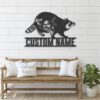 Custom-WildFlower-Raccoon-Metal-Wall-Art-LED-Light-6