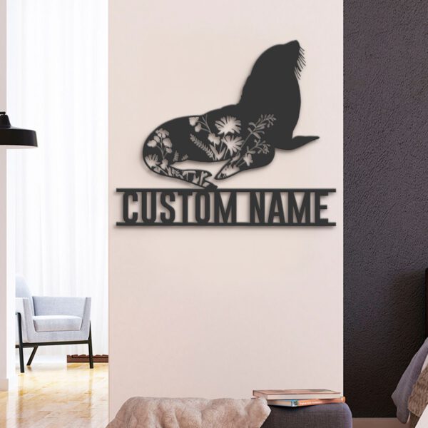 Custom-WildFlower-Seal-Metal-Wall-Art-LED-Light-5-1