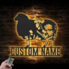 Custom-WildFlower-Sheep-Metal-Wall-Art-LED-Light-2