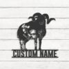 Custom-WildFlower-Sheep-Metal-Wall-Art-LED-Light-8-1