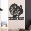 Custom-WildFlower-Turkey-Metal-Wall-Art-LED-Light-4