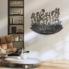 Custom-Wildflower-Metal-Wall-Art-LED-Light