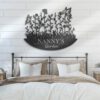 Custom-Wildflower-Metal-Wall-Art-LED-Light-9