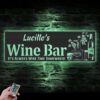 Custom-Wine-Bar-Metal-Wall-Art-LED-Light-13