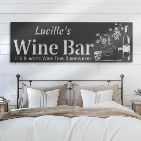 Custom-Wine-Bar-Metal-Wall-Art-LED-Light-16