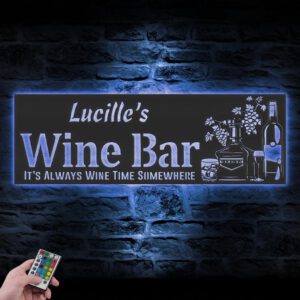 Custom-Wine-Bar-Metal-Wall-Art-LED-Light-2-4