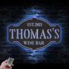 Custom-Wine-Bar-Metal-Wall-Art-LED-Light-3