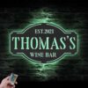 Custom-Wine-Bar-Metal-Wall-Art-LED-Light-6