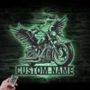 Custom-Wings-Motocross-Metal-Wall-Art-LED-Light-8