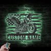 Custom-Wings-Motocross-US-Flag-Metal-Wall-Art-LED-Light-5