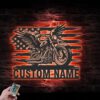 Custom-Wings-Motocross-US-Flag-Metal-Wall-Art-LED-Light-6