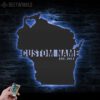 Custom-Wisconsin-Map-Metal-Wall-Art-LED-Light