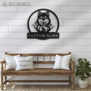 Custom-Wolf-Metal-Wall-Art-LED-Light-2