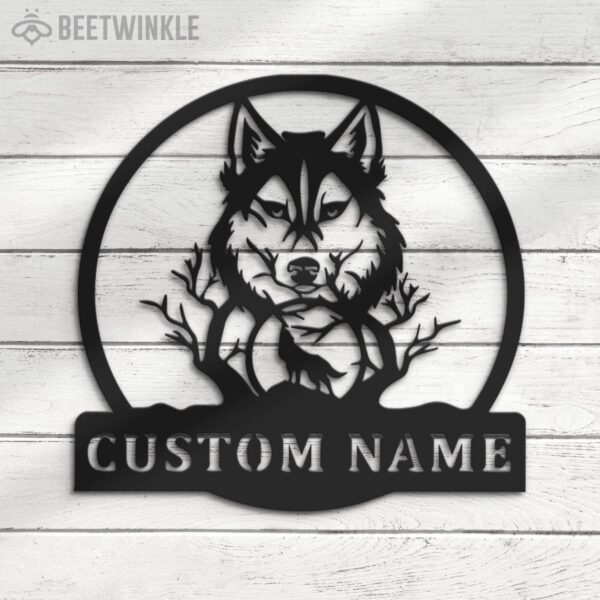 Custom-Wolf-Metal-Wall-Art-LED-Light-4