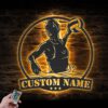 Custom-Woman-Water-Polo-Player-Metal-Wall-Art-LED-Light-2-1