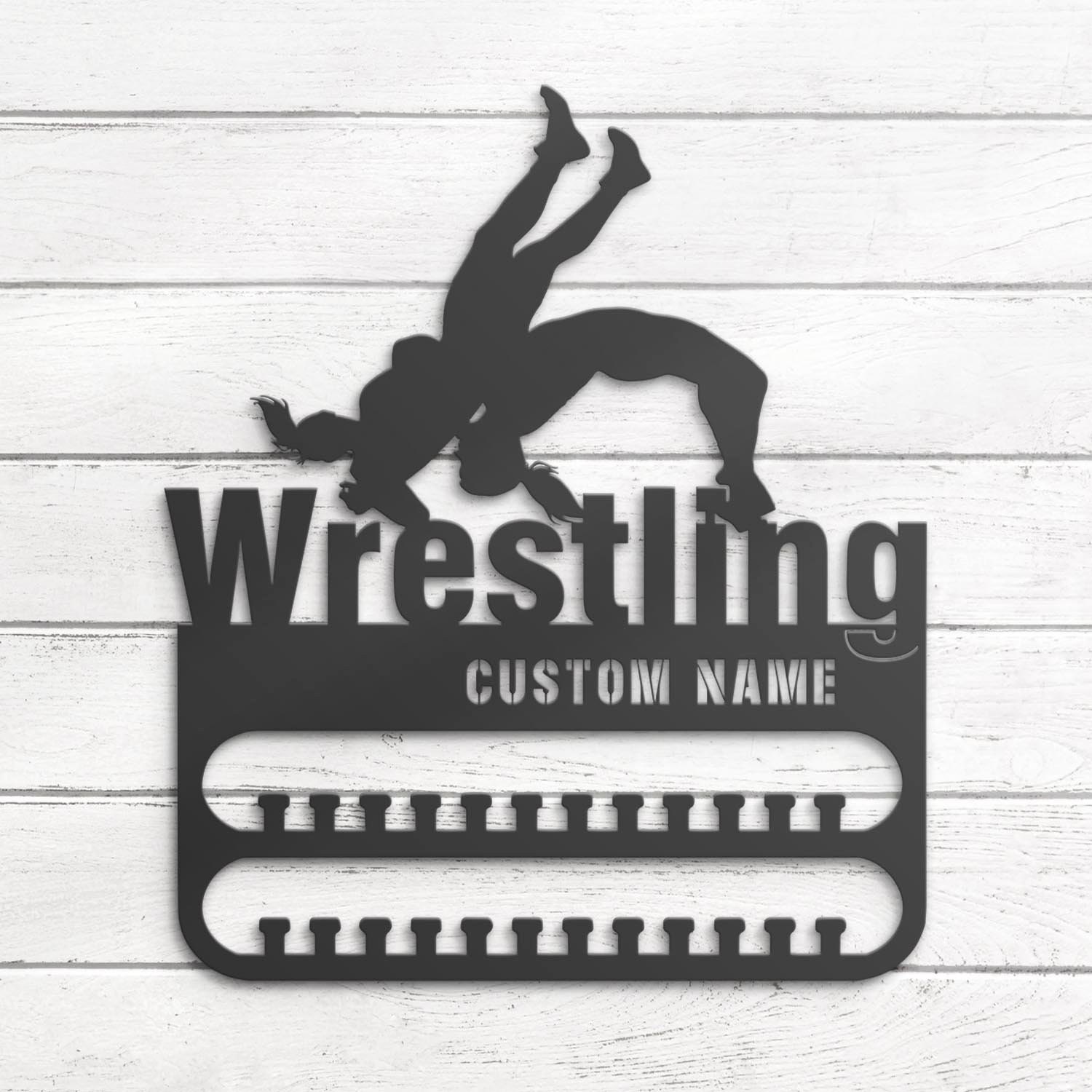 Custom-Woman-Wrestling-Medal-Hanger-With-Led-Light_7