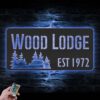 Custom-Wood-Lodge-Metal-Wall-Art-LED-Light-5