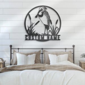 Custom-Wood-Stork-Metal-Wall-Art-LED-Light-2