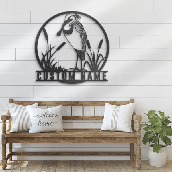 Custom-Wood-Stork-Metal-Wall-Art-LED-Light-7