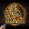 Custom-Woodpecker-Metal-Wall-Art-LED-Light-7