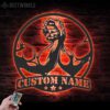 Custom-Wrestler-Metal-Wall-Art-LED-Light-3