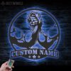 Custom-Wrestler-Metal-Wall-Art-LED-Light-7