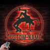 Custom-Wrestling-Metal-Wall-Art-LED-Light-3