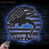 Custom-Wrestling-US-Flag-Metal-Wall-Art-LED-Light