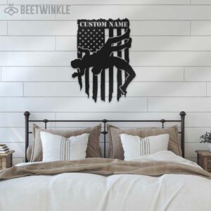 Custom-Wrestling-US-Flag-Metal-Wall-Art-LED-Light-2-1